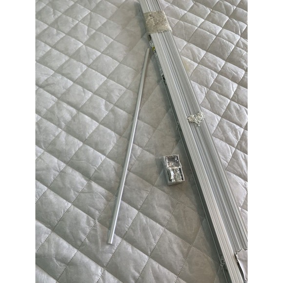 UNITED SHADE 39’’ W X 53’’ H 1" WHITE RV SHADE METAL HEAVY DUTY NEW ADJUSTABlE😀 - Picture 7 of 12